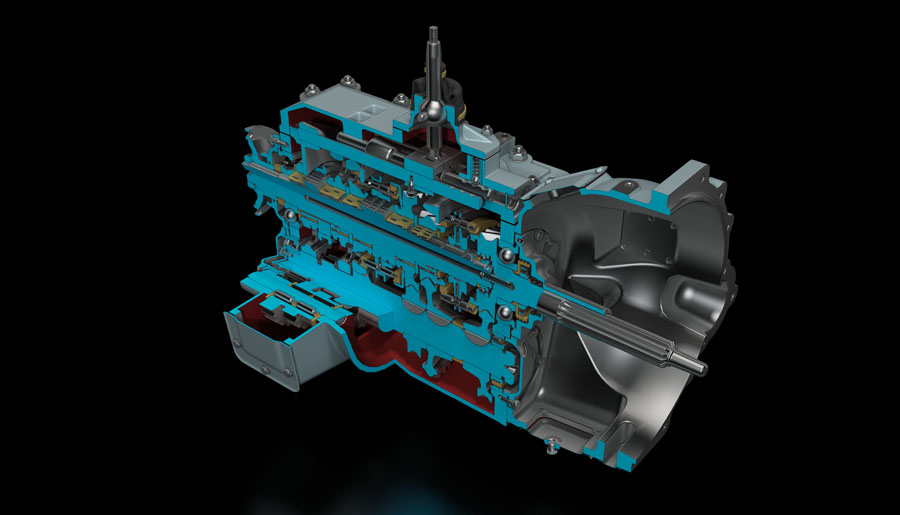 Gear Box 3D Animation