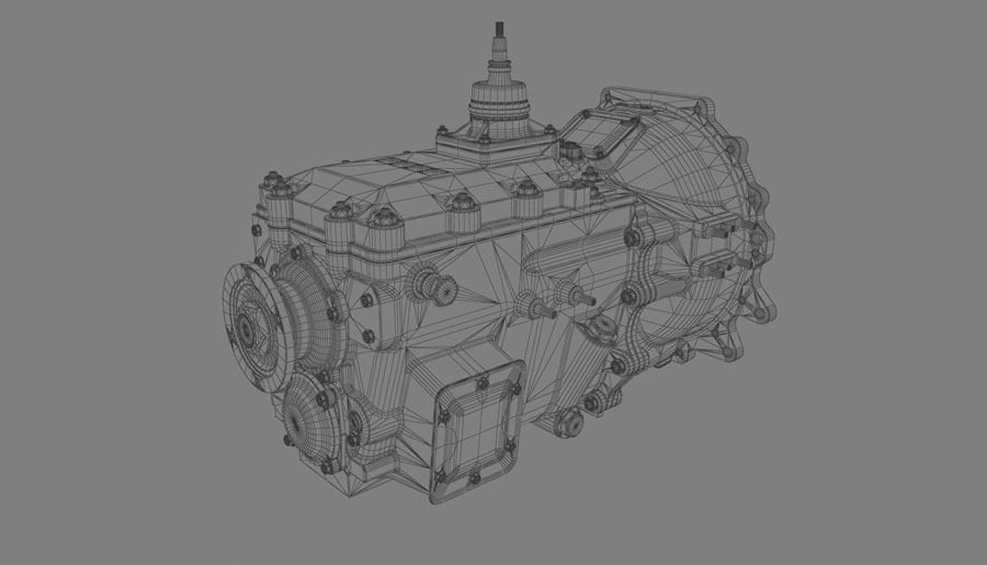Gear Box 3D Animation