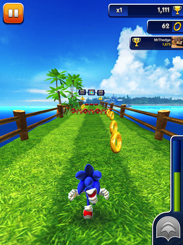 sonic dash game