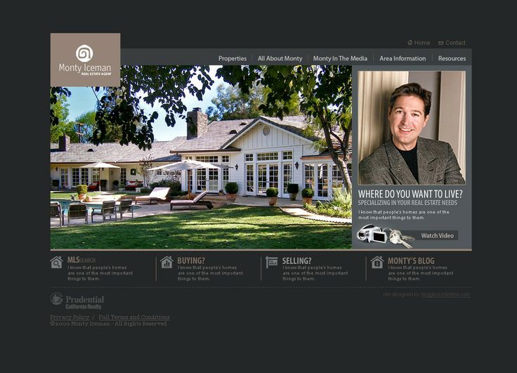 Real Estate Broker Website Design - Luxury Presence